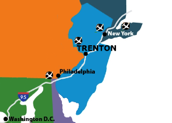 Airports near Trenton
